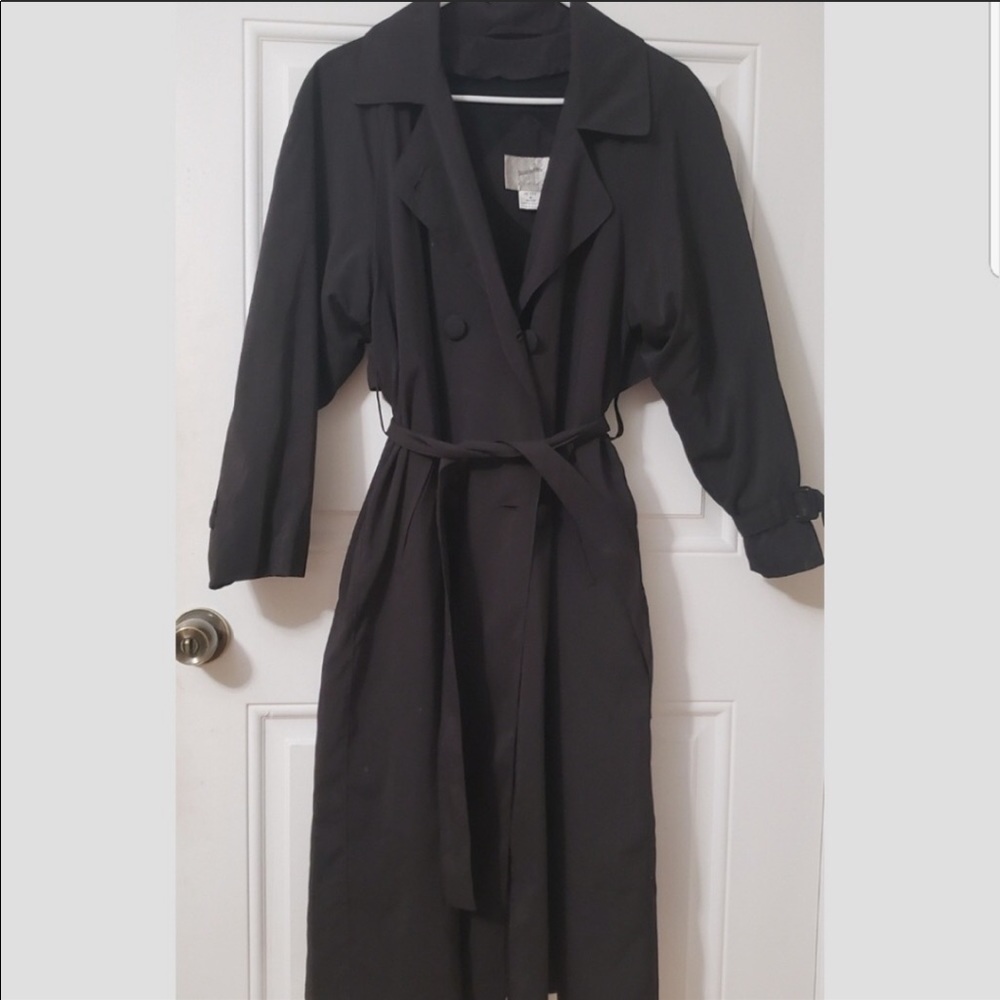 Gray trenchcoat